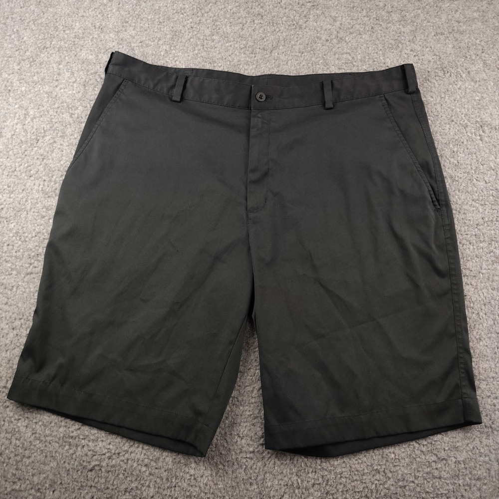Nike Golf Dri-FIT Shorts Mens 38 Black Flat Front Performance Athletic Stretch